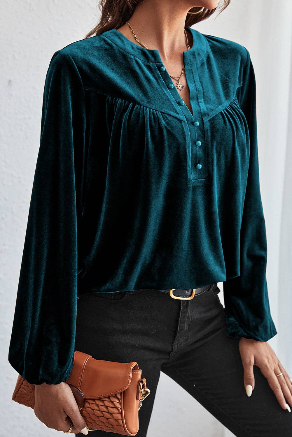 Vivian Velvet Blouse