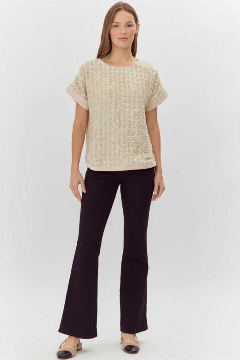 Jackie O Holiday Top