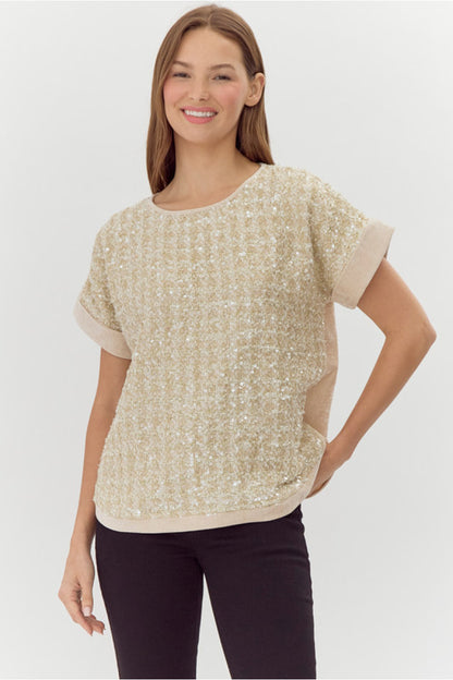 Jackie O Holiday Top