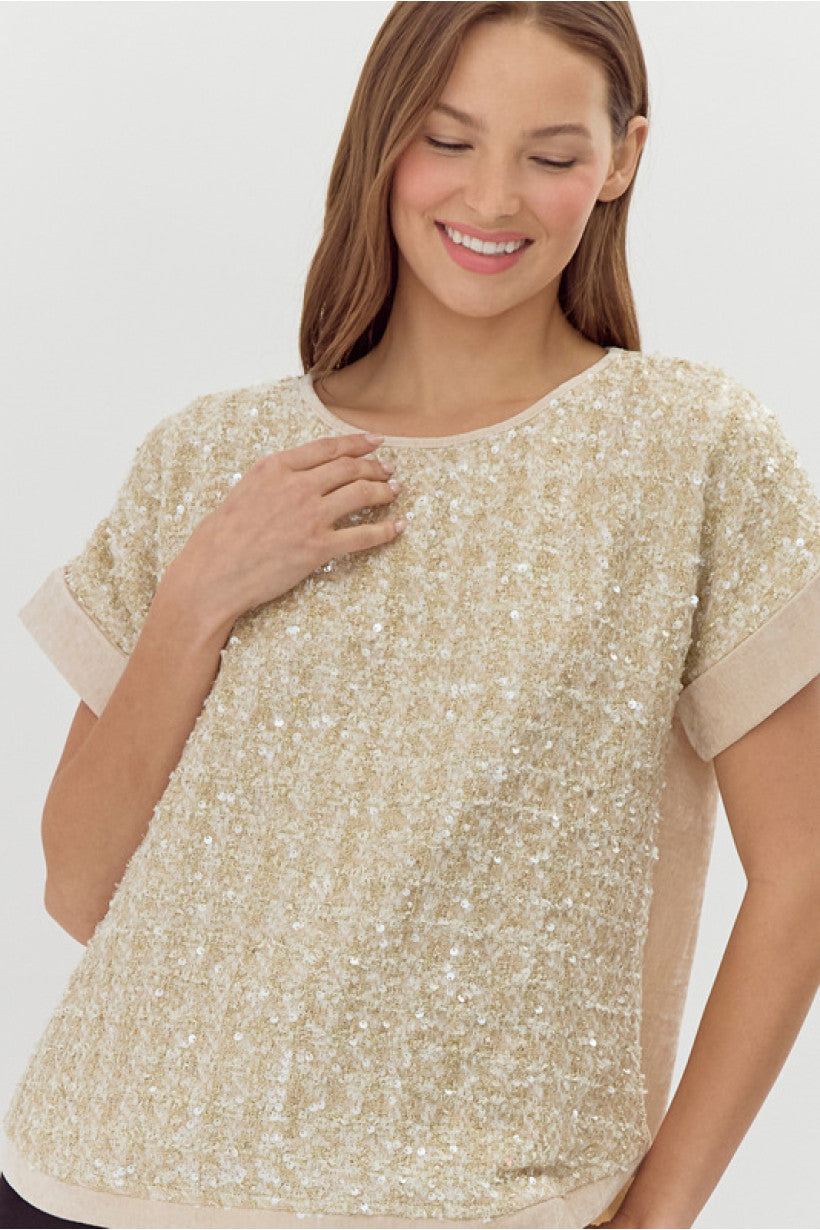 Jackie O Holiday Top