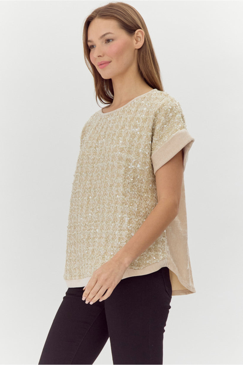 Jackie O Holiday Top