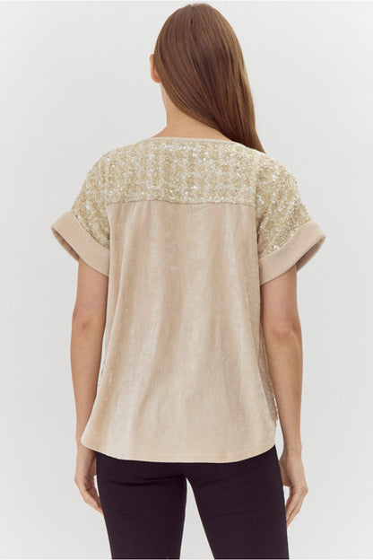 Jackie O Holiday Top