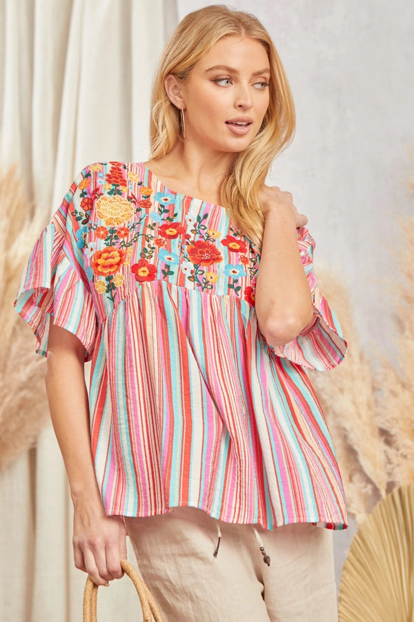 Savanna Jane Striped Top