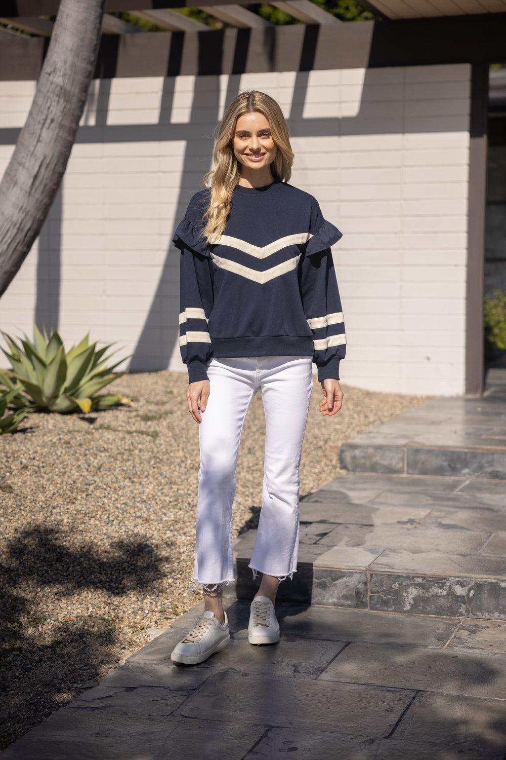 Kenzie Stripe Sweatshirt