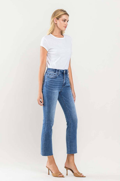 SUPER HIGH RISE KICK FLARE JEANS