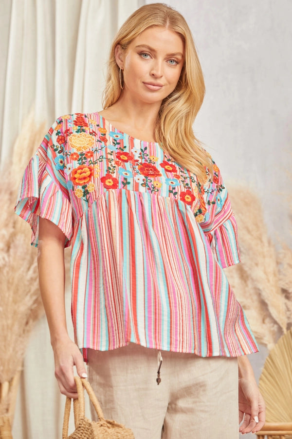 Savanna Jane Striped Top