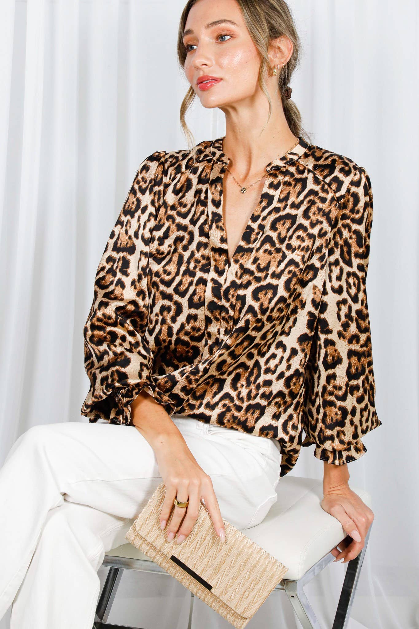 Lovely Leopard Blouse