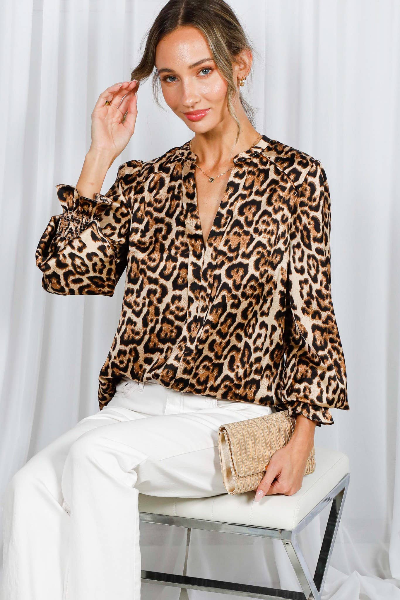 Lovely Leopard Blouse