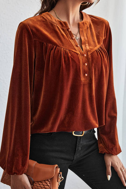 Vivian Velvet Blouse