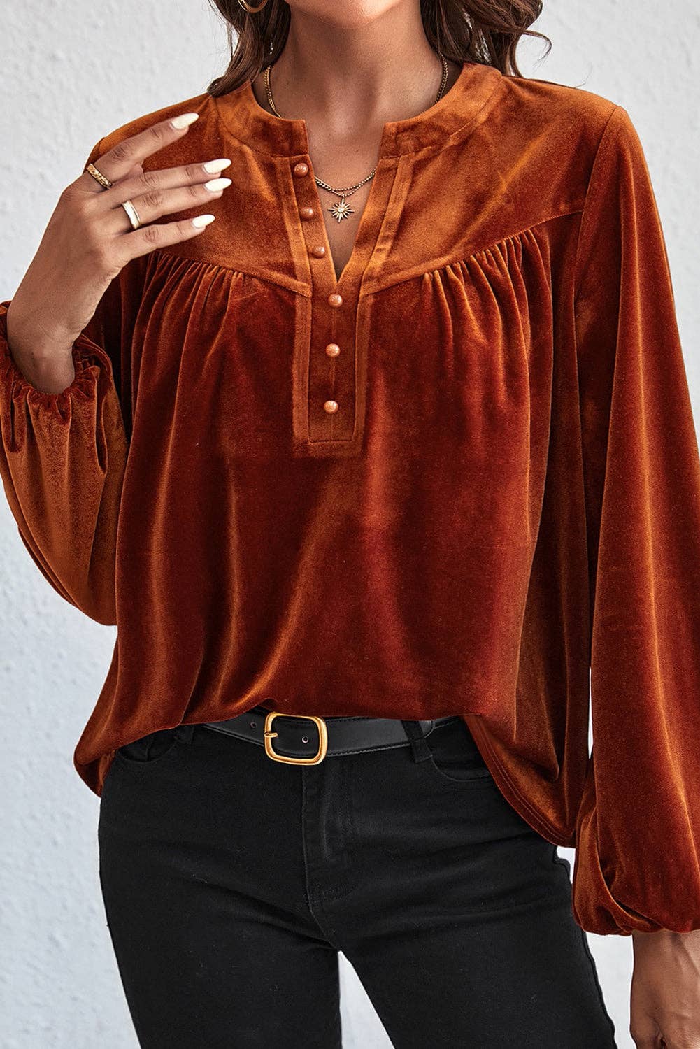 Vivian Velvet Blouse