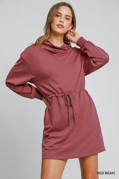 Cowl Me Comfortable Sweat Dress