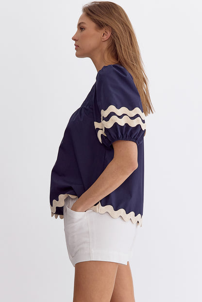 Blair Bubble Sleeve Top