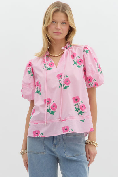 Faithful Floral Top