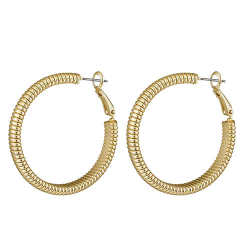 Omega Hoop Earrings