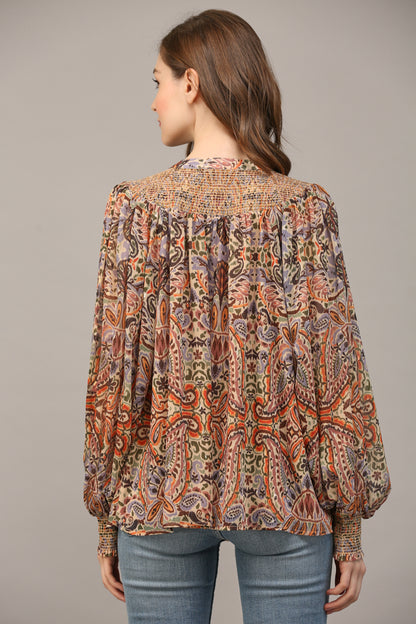 Pretty In Paisley Blouse