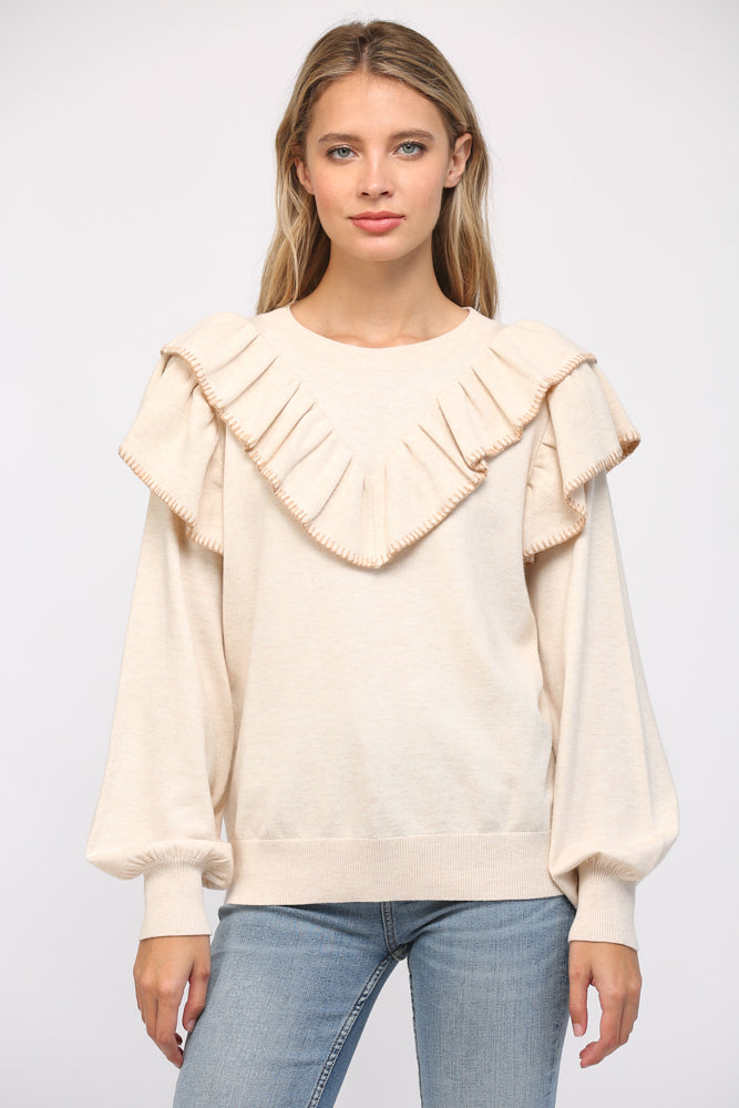 Waverly Whipstitch Top