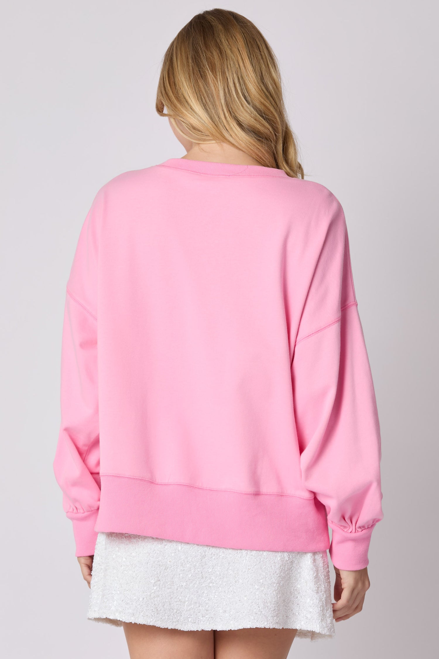 Sequin Bow Sweatshirt