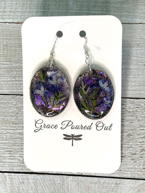 Grace Poured Out Medium Dangle Earring