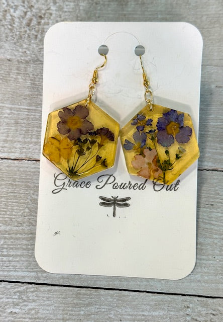 Grace Poured Out Medium Dangle Earrings