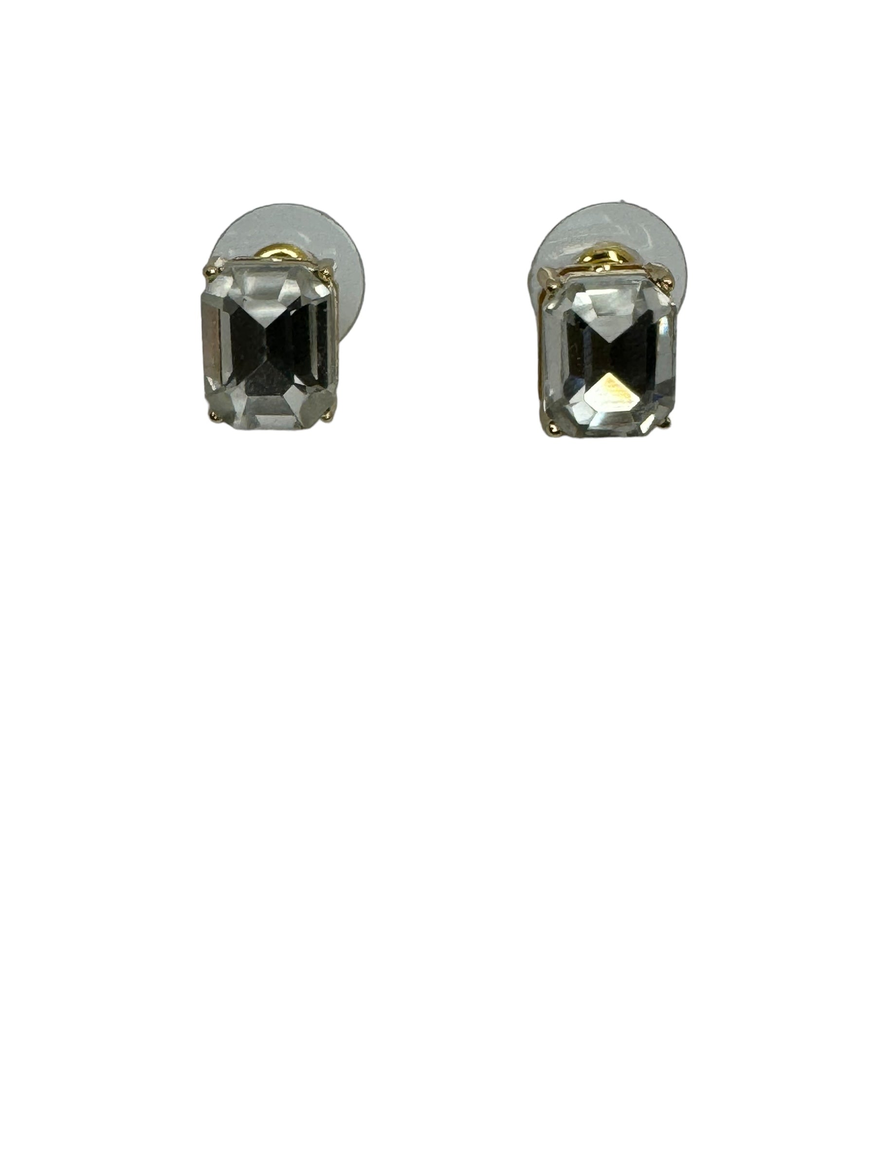 Gemma Rectangle Stud Earrings