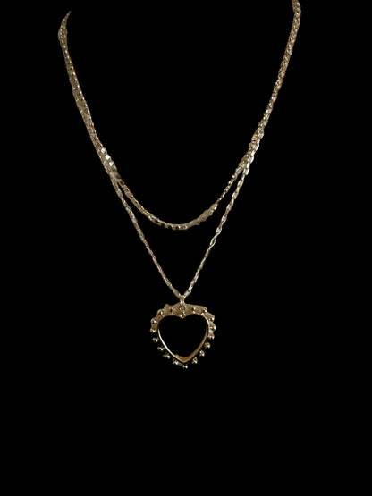 Kerri Layered Heart Necklace