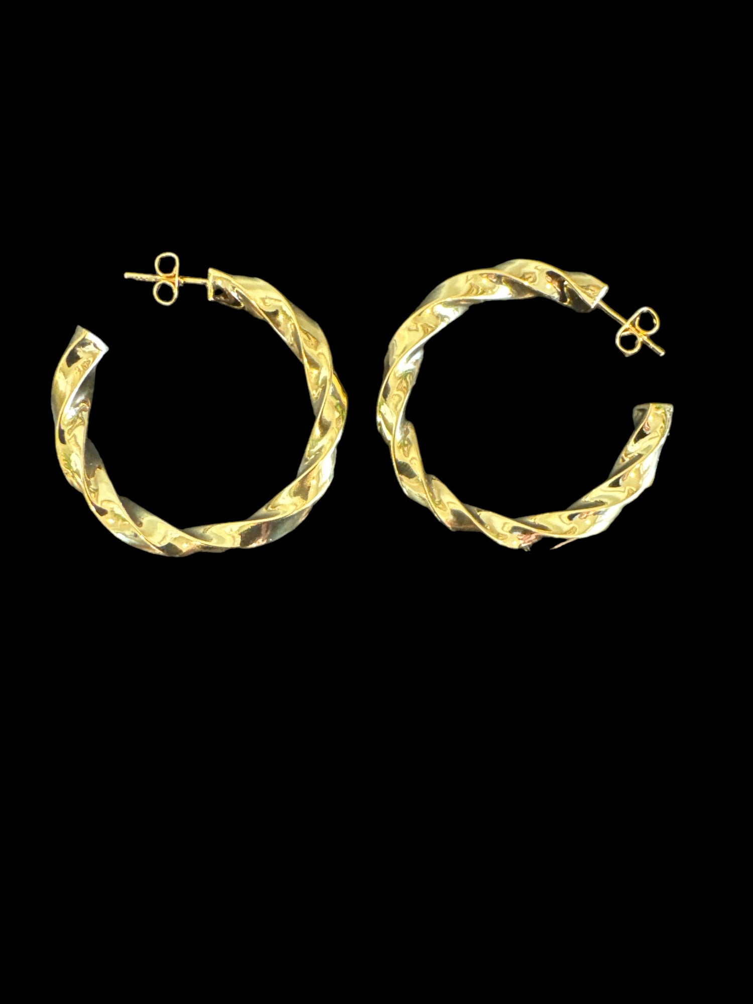 Twisted Chunky Hoops