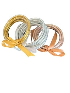 Metallic Jelly Bangles