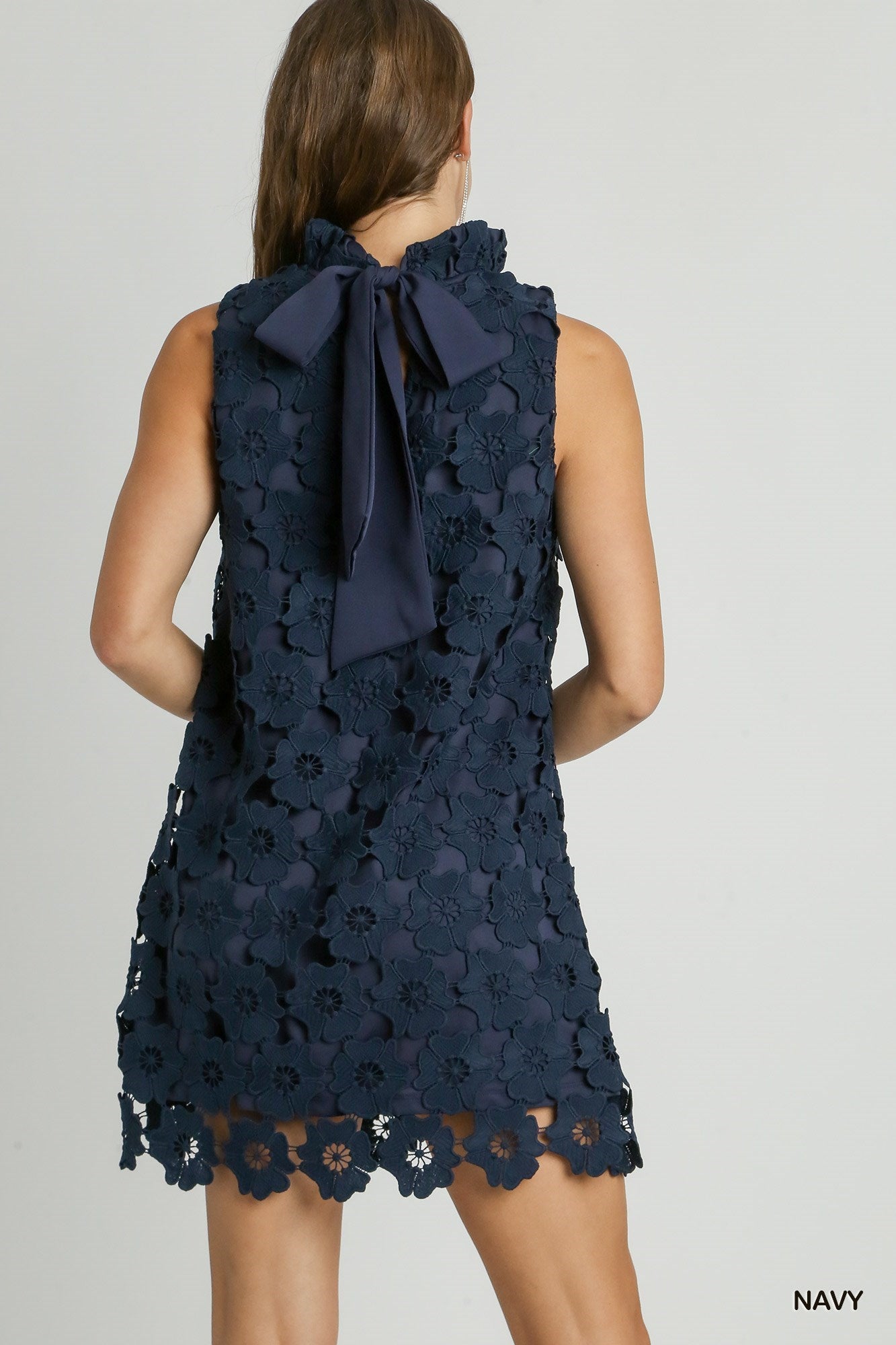 Sylvia Sleeveless Bow Tie Dress