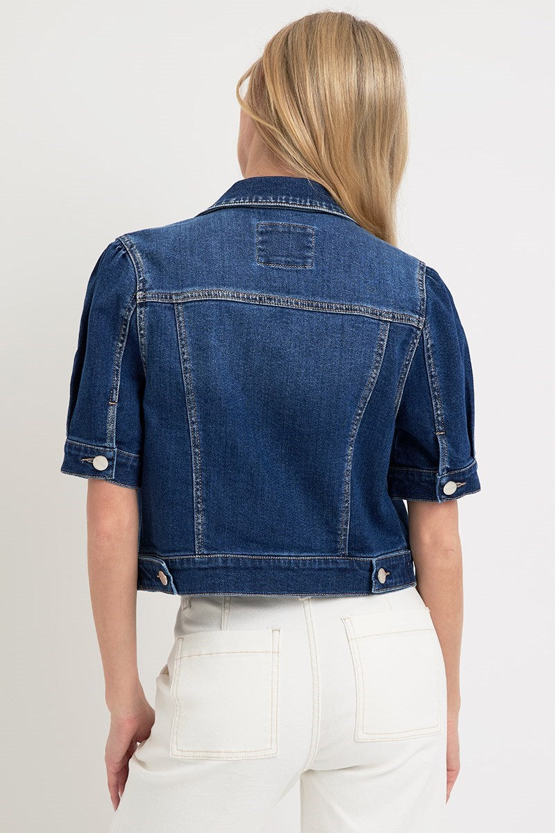 Regina Cropped Denim Jacket