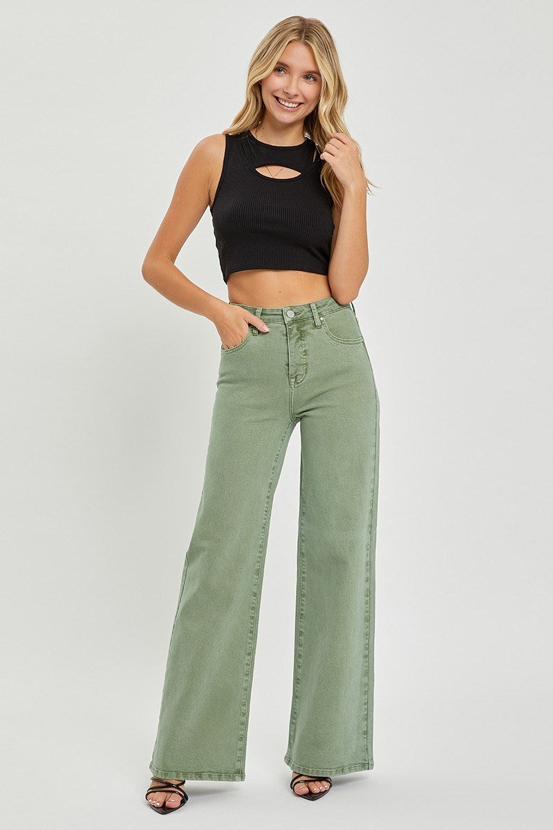 Olive You Wide Leg Pant