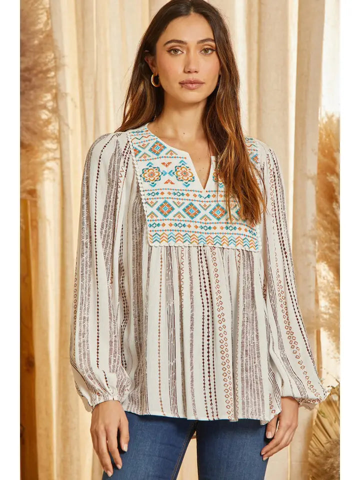 Ana Aztec Top by Savanna Jane