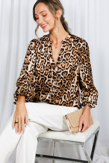 Lovely Leopard Blouse