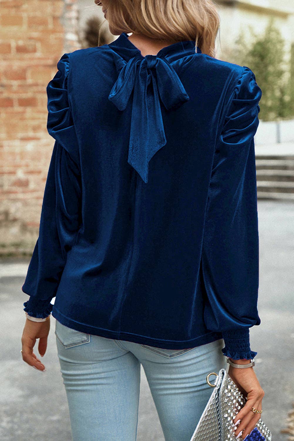 A Touch Of Class Velvet Blouse