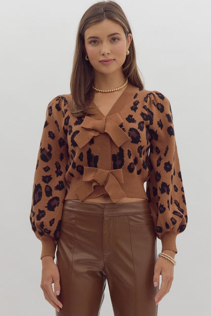 Charming Cheetah Cardigan