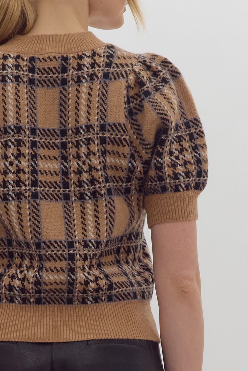 Penelope Plaid Sweater