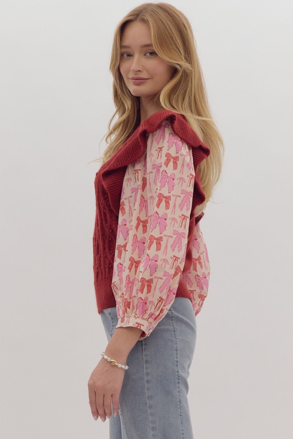 Ruby Bow Sweater