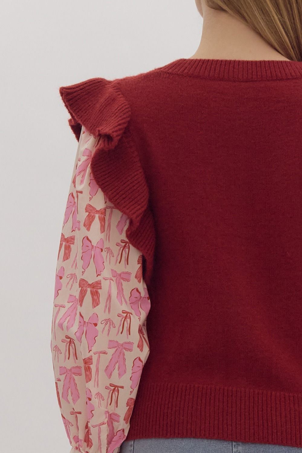 Ruby Bow Sweater