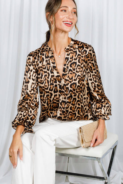 Lovely Leopard Blouse