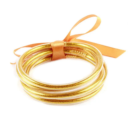 Metallic Jelly Bangles