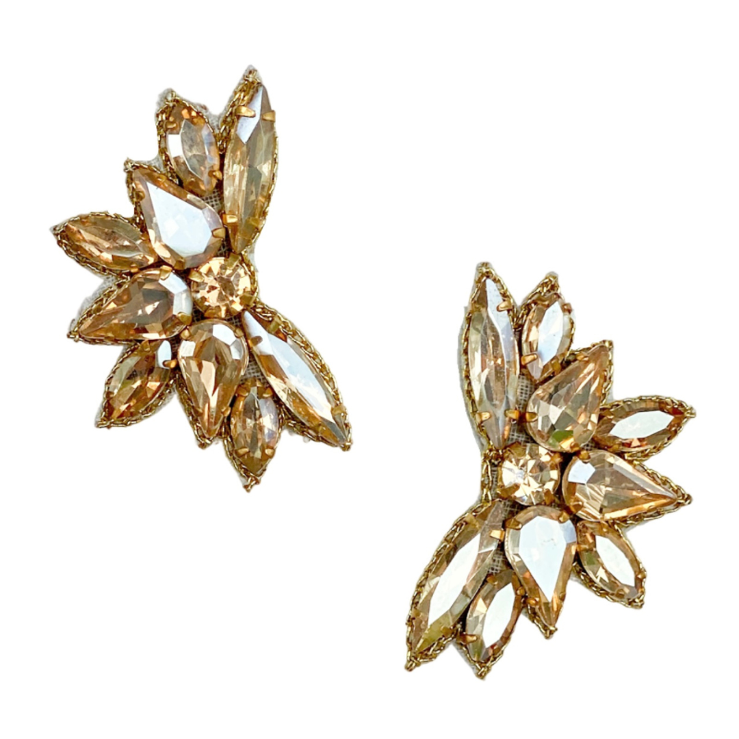 Lumiere Stud Earrings - Champagne